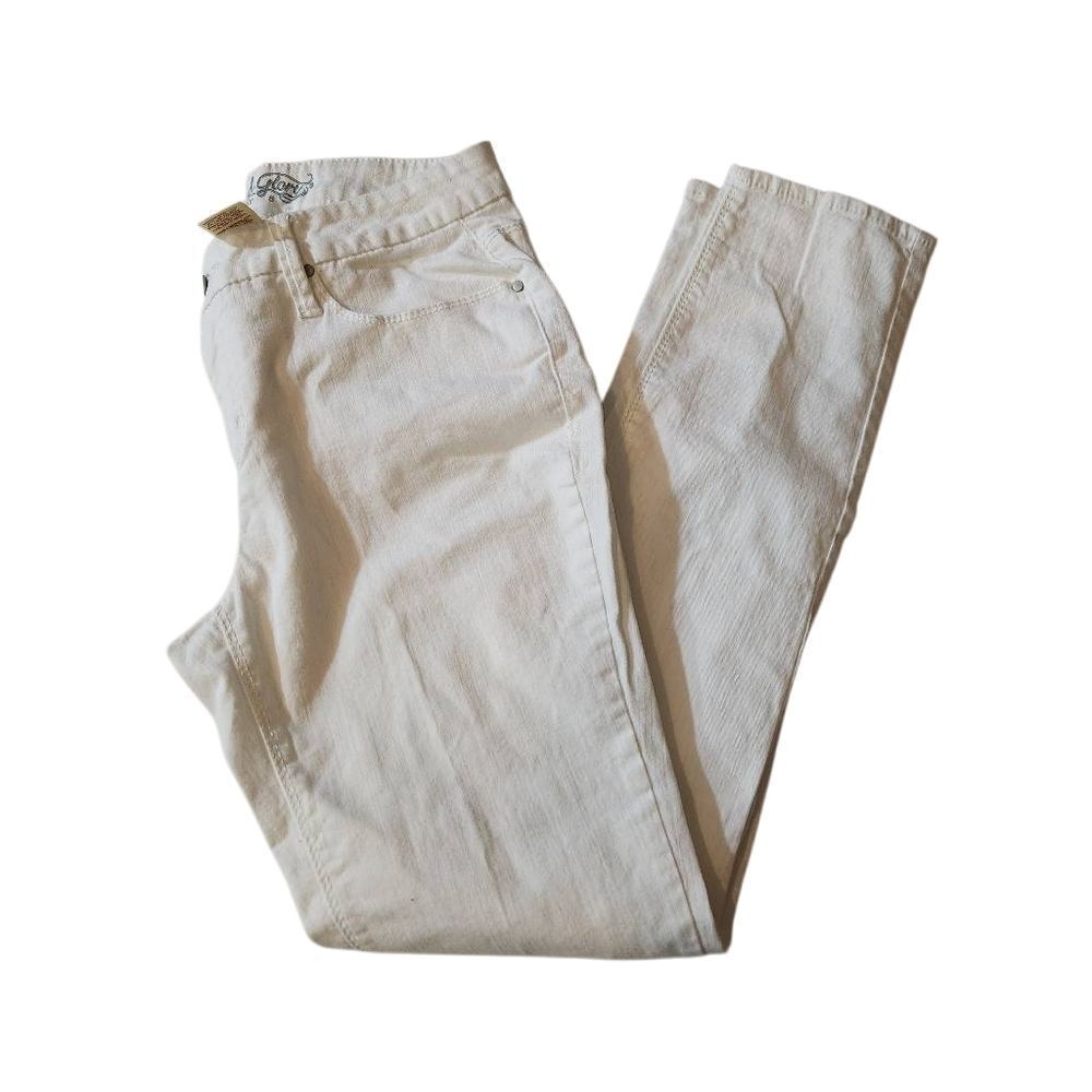 Faded Glory White Skinny Jeans Size 8